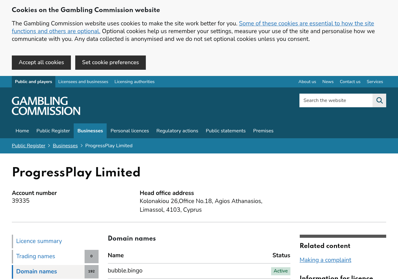 لقطة دليل مؤرخة من gamblingcommission.gov.uk